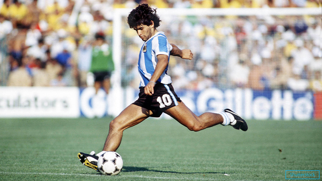 A picture of Diego Maradona